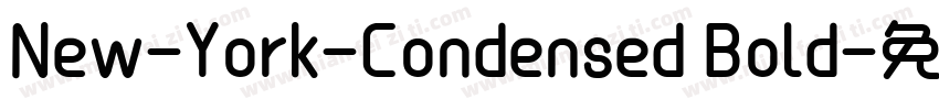 New-York-Condensed Bold字体转换